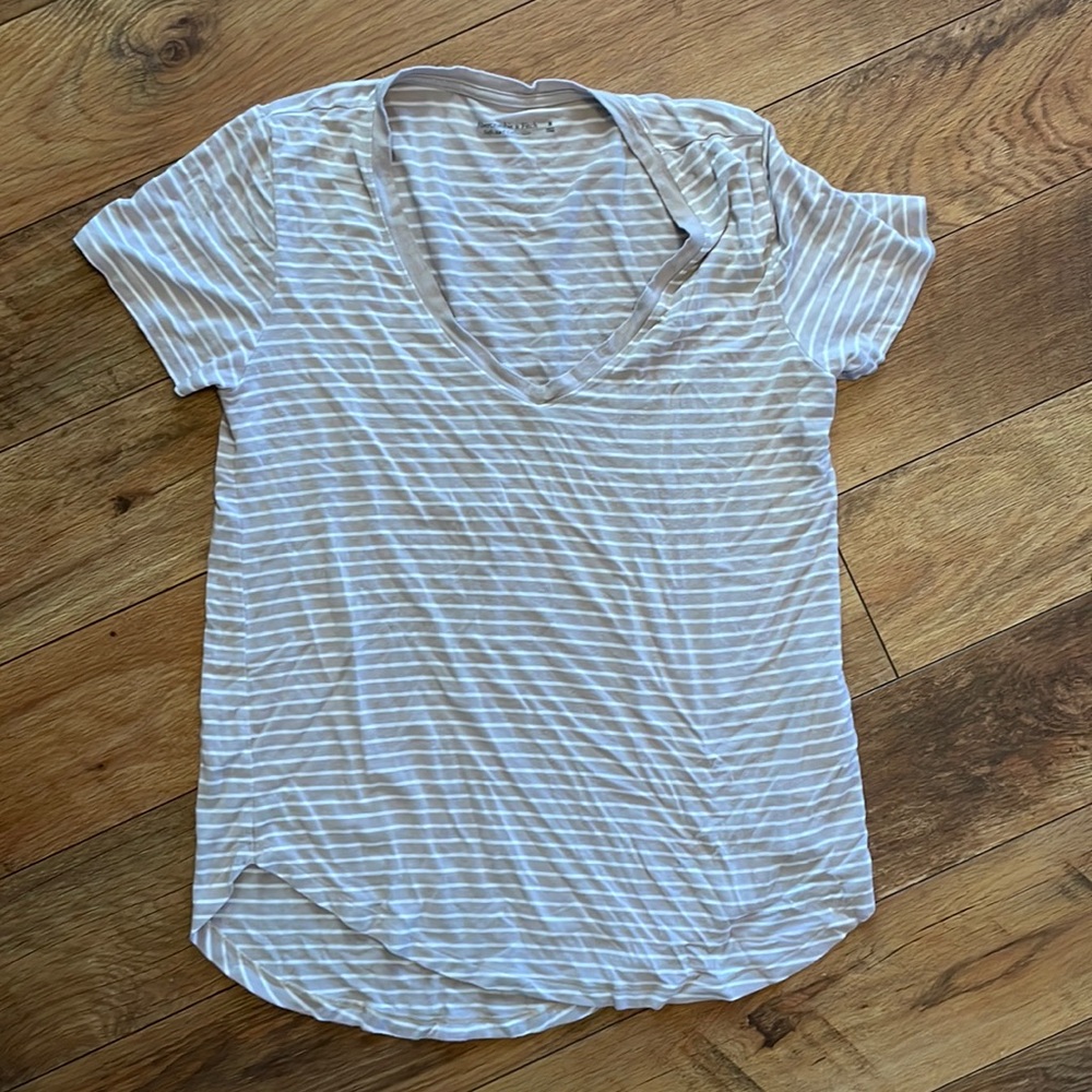 Abercrombie striped soft shirt